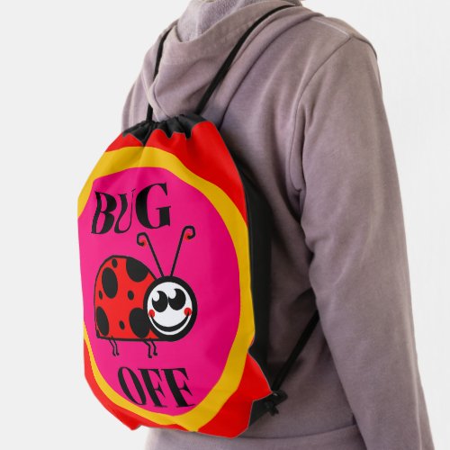 Bug Off Drawstring Bag