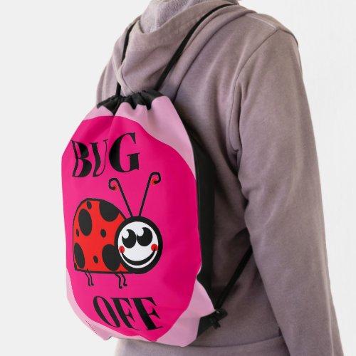 Bug Off Drawstring Bag