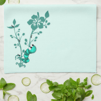 Bug Off Kitchen Towels in Green