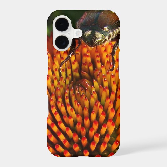 Bug on Flower Iphone Case (Back)