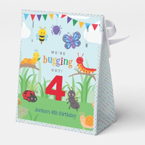Bug Party Birthday Favor Boxes