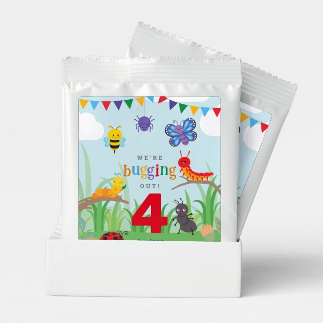 Bug Party Birthday   Hot Chocolate Drink Mix (Pair)
