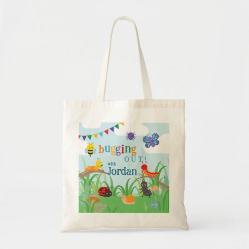 Bug Party Cute Colorful  Tote Bag