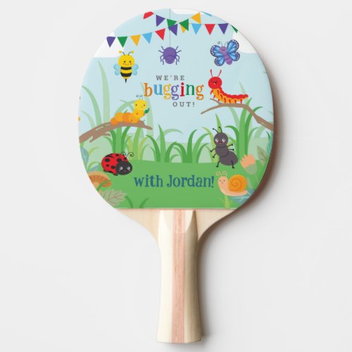 Bug Party  Ping Pong Paddle