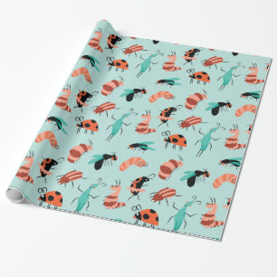 Bug Party Wrapping paper