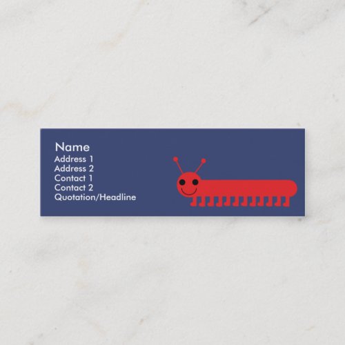 Bug - Skinny Business Card Templates