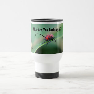 Bug With Attitude Nature Photo Cute Travel Mug