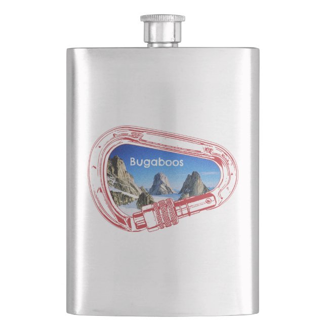 Bugaboos Climbing Carabiner Flask (Front)