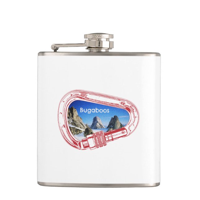 Bugaboos Climbing Carabiner Flask (Front)