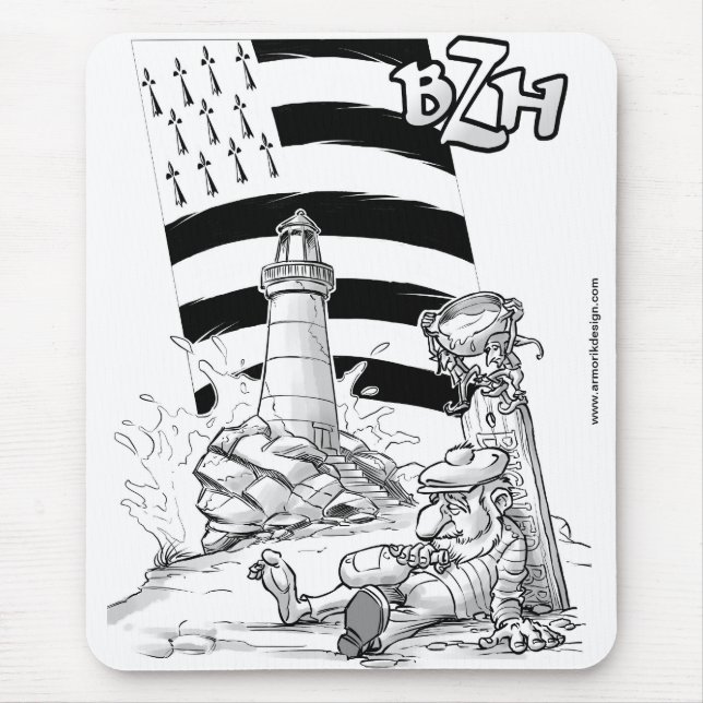 Bugaled BZH Mouse Pad (Front)