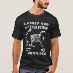 Bugg Boston Terrier Pug Pugin Dog Mom Dad Cute Bug T-Shirt