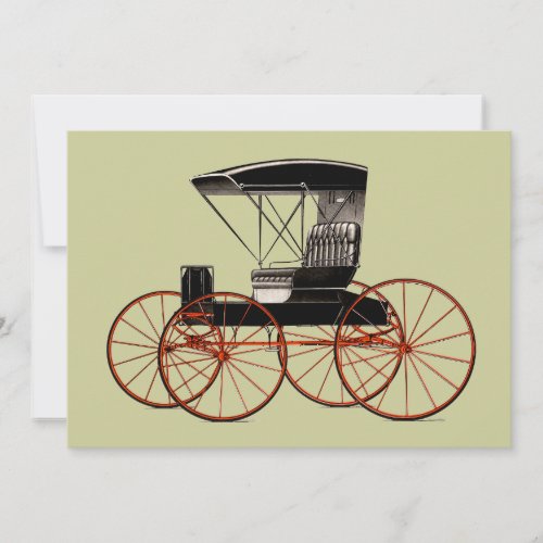 Buggies and Carriages Invitations
