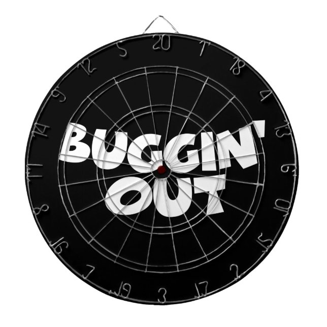Buggin' Out Dartboard With Darts (Front)