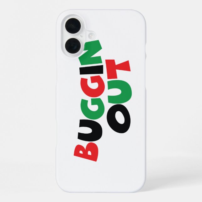 Buggin' Out Iphone Case (Back)