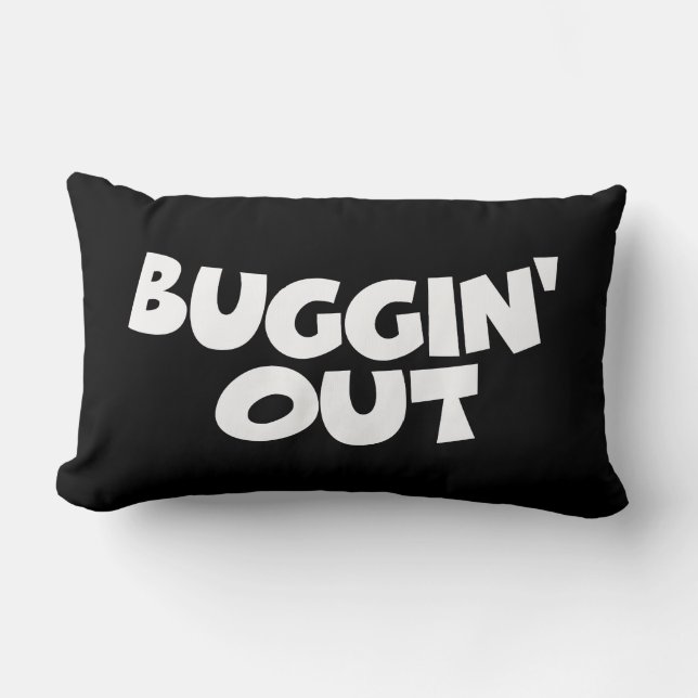 Buggin' Out Lumbar Pillow (Front)