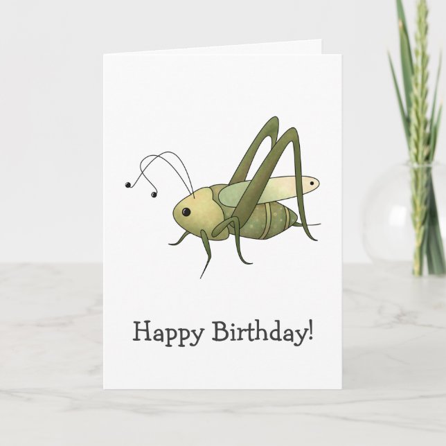 Buggin' You Too · Grasshopper Card (Front)
