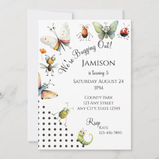 Bugging Out Invitation | Backyard Insect Gathering