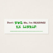 Buggy Bookmark (Back)