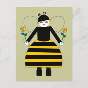 Buggy Martzkins Honey Bee Postcard