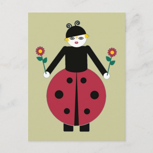 Buggy Martzkins Ladybug Postcard