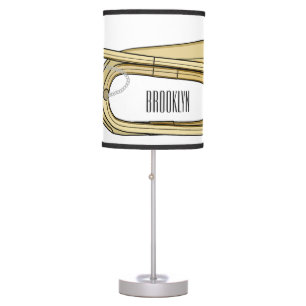 Bugle cartoon illustration table lamp