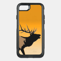 Bugling Bull Elk at Sunset Original Wildlife Art