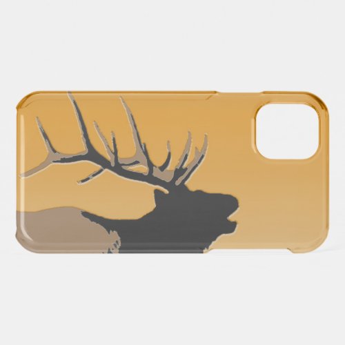 Bugling Bull Elk at Sunset Original Wildlife Art iPhone 11 Case