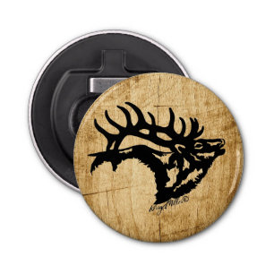 Bugling Bull Elk Bottle Opener