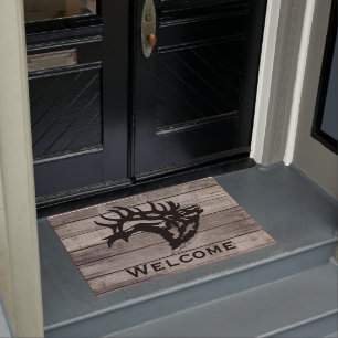 Bugling Bull Elk Doormat