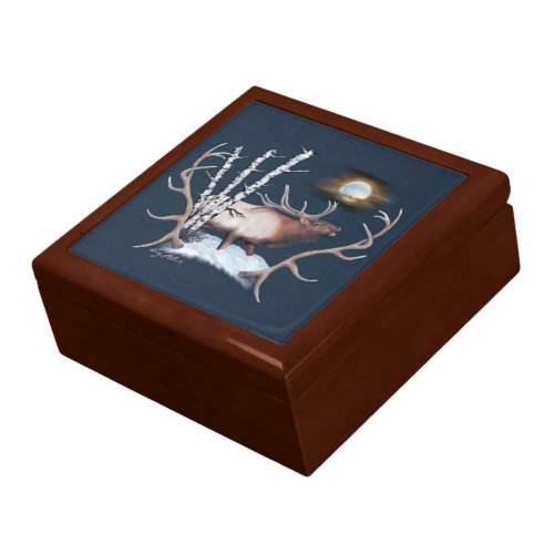 Bugling Bull Elk Gift Box