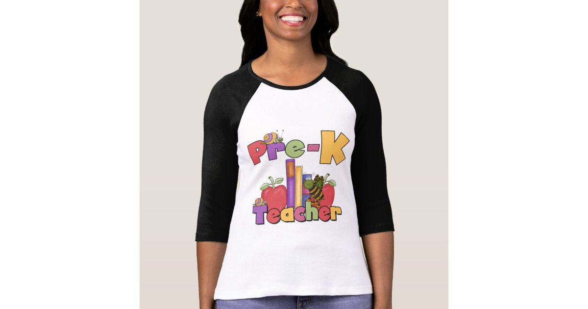 Bugs And Apples Pre K Teacher Tshirts And Gifts Zazzle Com