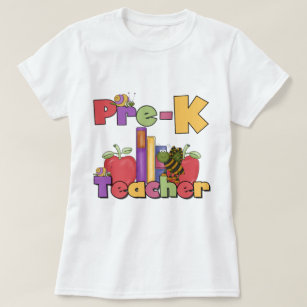 Bugs and Apples Pre-K Teacher Tshirts and Gifts