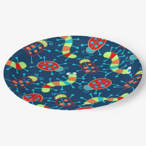 Bugs and beetles paper plates