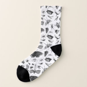 Bugs and dragonfly Socks