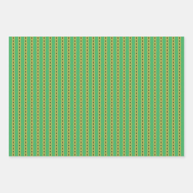 Bugs and Frogs Wrapping Paper Sheets (Front)