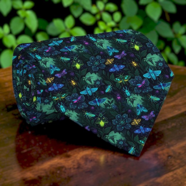 Bugs and Insects Pattern Custom Necktie (Creator Uploaded)