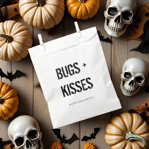 Bugs and Kisses Halloween Favor Bag