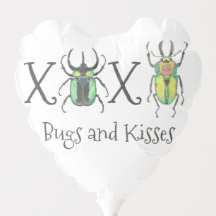Bugs and Kisses Valentine's Day Balloon