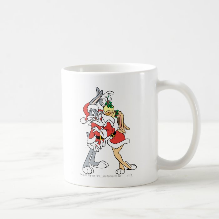 Bugs and Lola Mistletoe Kiss Mug