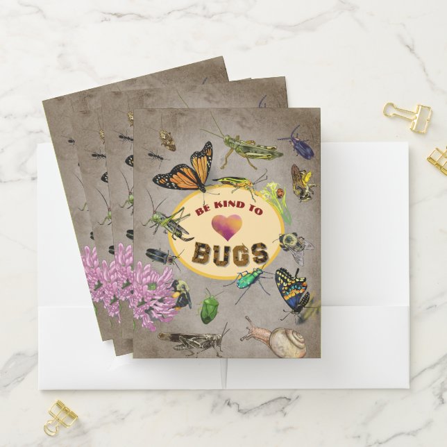 Bugs are Beautiful! Insects Pocket Folder (In Situ)