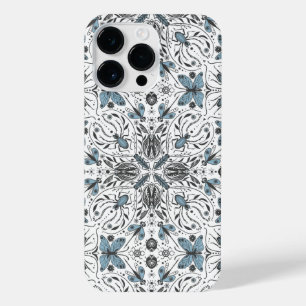 Bugs, black and blue iPhone 14 pro max case