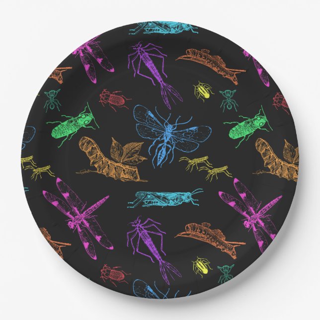 Bugs! Bugs! Bugs! Paper Plates (Front)