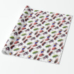 bugs bugs crawling everywhere wrapping paper