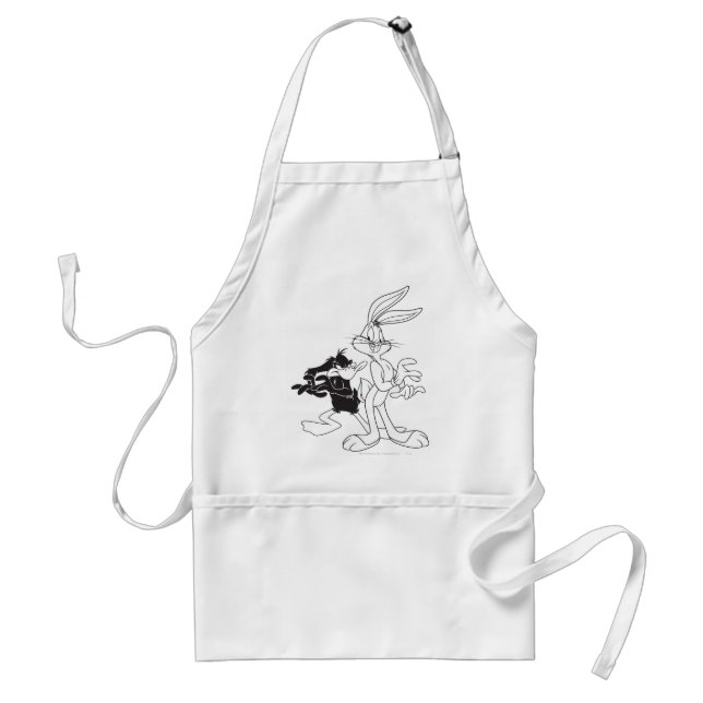 BUGS BUNNY™ and DAFFY DUCK™ Adult Apron (Front)