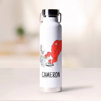 Bugs Bunny™ And Gossamer | Add Your Name Water Bottle by looneytunes at Zazzle