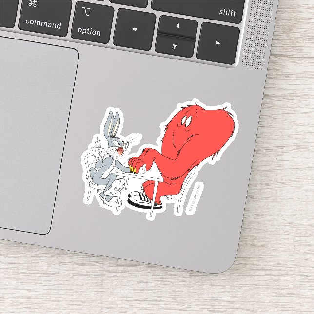 BUGS BUNNY™ and Gossamer Sticker (Detail)