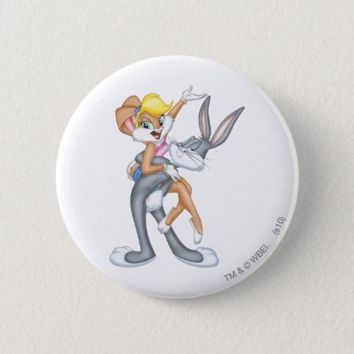 BUGS BUNNY and Lola Bunny 2 Pinback Button