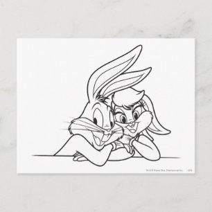 BUGS BUNNY™ and Lola Bunny 3 Postcard