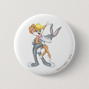 BUGS BUNNY™ and Lola Bunny Pinback Button