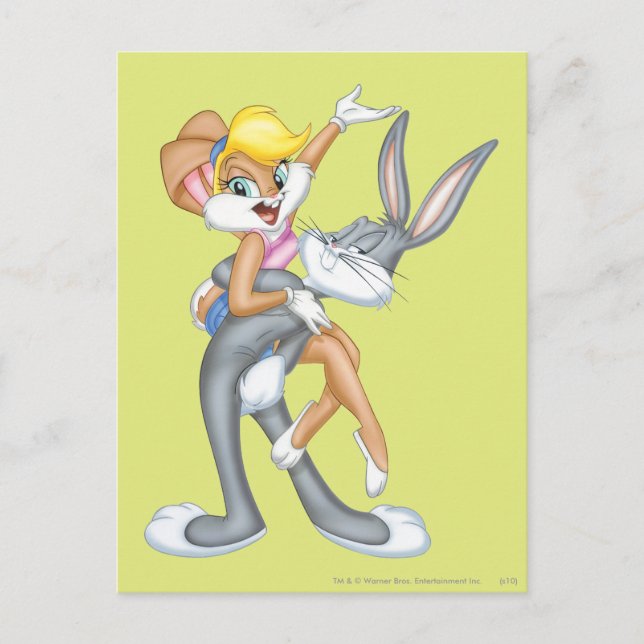 BUGS BUNNY™ and Lola Bunny Postcard (Front)